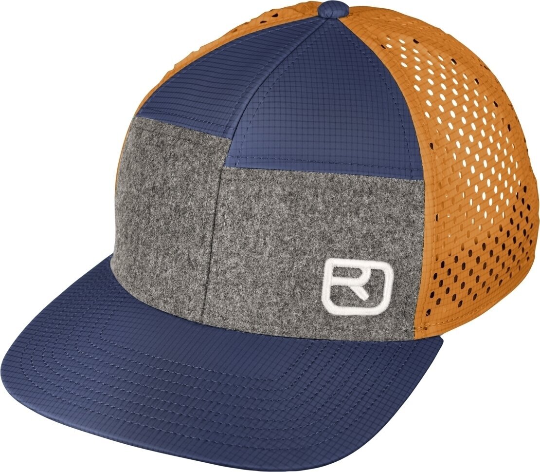 Cappello da baseball Ortovox Logo Air Trucker Cap Deep Ocean UNI Cappello da baseball