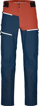Outdoor Pants Ortovox Westalpen 3L Pants Mens Deep Ocean S Outdoor Pants - 1