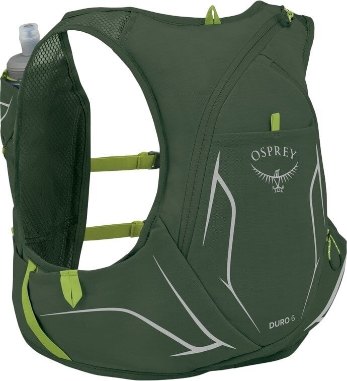 Running backpack Osprey Duro 6 Seaweed Green/Limon M Running backpack