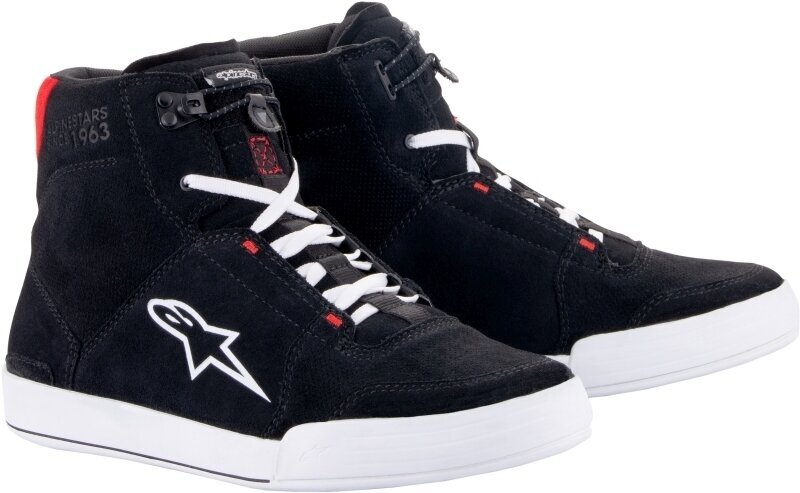 Boty Alpinestars Chrome Shoes Black/Cool Gray/Red Fluo 38 Boty