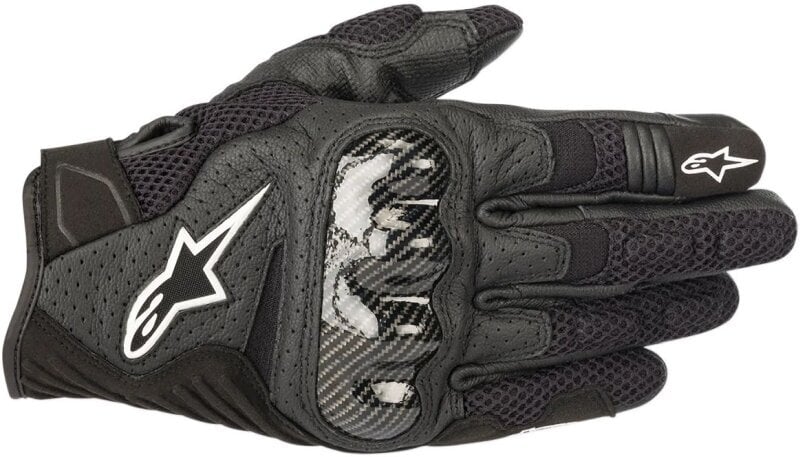 Motorcycle Gloves Alpinestars SMX-1 Air V2 Gloves Black 3XL Motorcycle Gloves