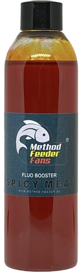 Течени aтрактант Method Feeder Fans Fluo Booster Spice Meat 250 ml Течени aтрактант
