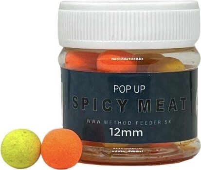 Boilies flutuantes Method Feeder Fans - 12 mm Spice Meat Boilies flutuantes - 1