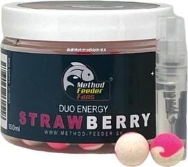 Pop up Method Feeder Fans Duo Energy Pop Up + 2ml Spray Essence 15 mm Jagoda Pop up