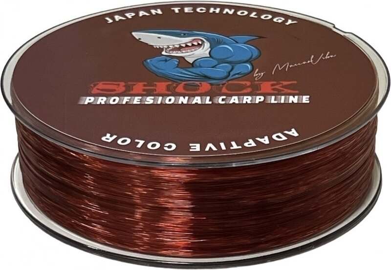 Fishing Line Method Feeder Fans Shock Profesional Carp Line Brown 0,30 mm 350 m
