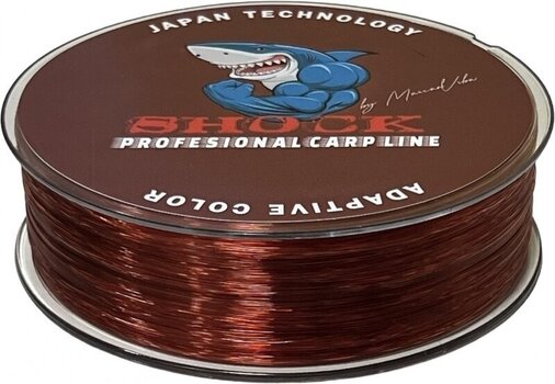 Fishing Line Method Feeder Fans Shock Profesional Carp Line Brown 0,35 mm 650 m - 1