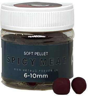Пелети Method Feeder Fans Soft Pellet 10 mm-6 mm Spice Meat Пелети