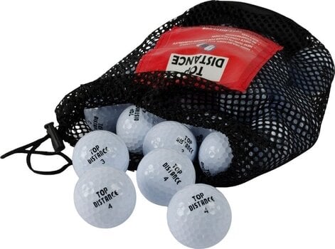 Golfball Golf Tech Top Distance Golf Balls White 30pcs - 1