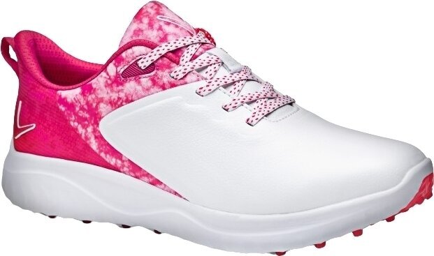 Chaussures de golf pour femmes Callaway Anza Womens Golf Shoes White/Pink 36,5