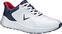 Chaussures de golf pour hommes Callaway Chev Star Mens Golf Shoes White/Navy/Red 40,5