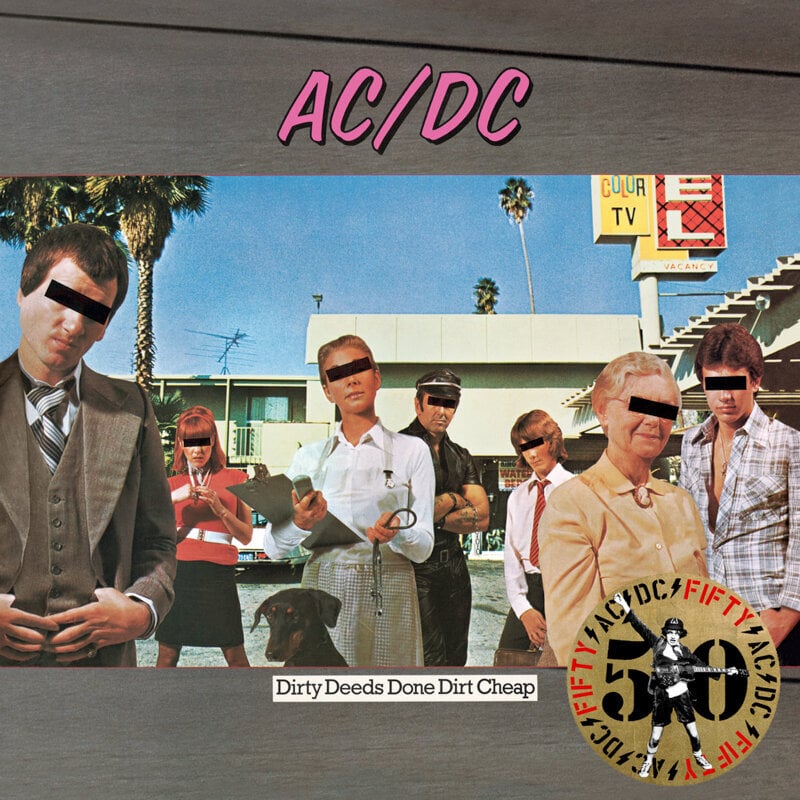 Disco in vinile AC/DC - Dirty Deeds Done Dirt Cheap (Gold Metallic Coloured) (Limited Edition) (LP)