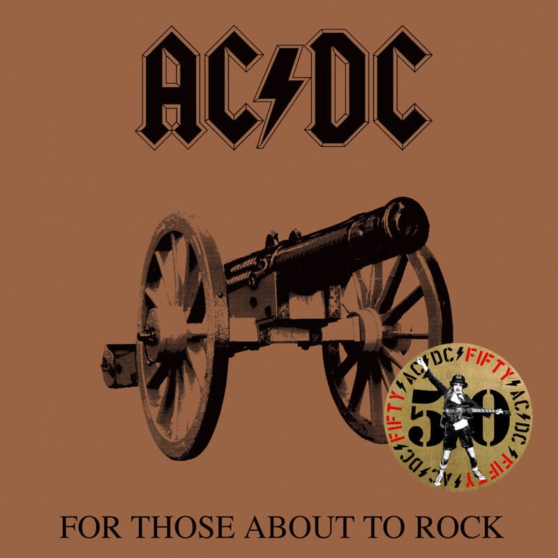 Vinylskiva AC/DC - For Those About To Rock (we Salute You)(Gold Metallic Coloured) (Limited Edition) (LP)