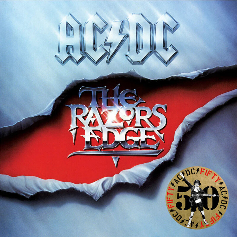 Disco de vinil AC/DC - The Razor's Edge (Gold Metallic Coloured) (Limited Edition) (LP)
