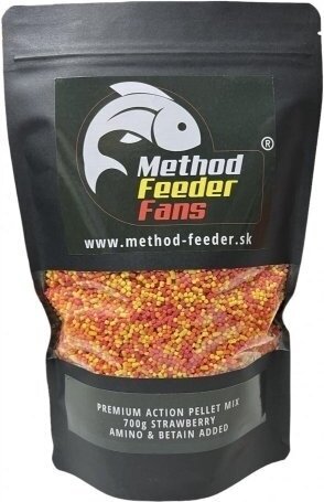 Pellets Method Feeder Fans Premium Action Pellet Mix 700 g Fraise Pellets