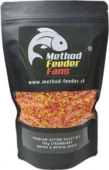 Pelety Method Feeder Fans Premium Action Pellet Mix 700 g Jahoda Pelety - 1