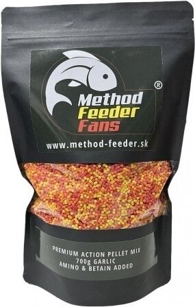 Pellets Method Feeder Fans Premium Action Pellet Mix 700 g Knoblauch Pellets