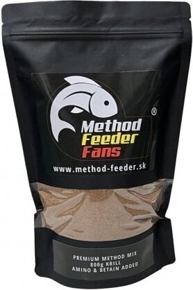 Etetőanyag Method Feeder Fans Premium Method Mix Krill 800 g Etetőanyag