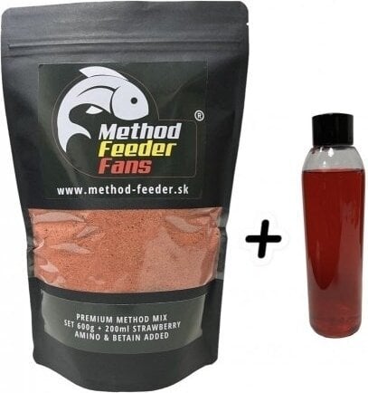 Method Mix -syötit Method Feeder Fans Premium Method Mix SET Strawberry 600 g Method Mix -syötit