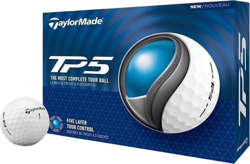 Golf Balls TaylorMade TP5 Golf Balls White