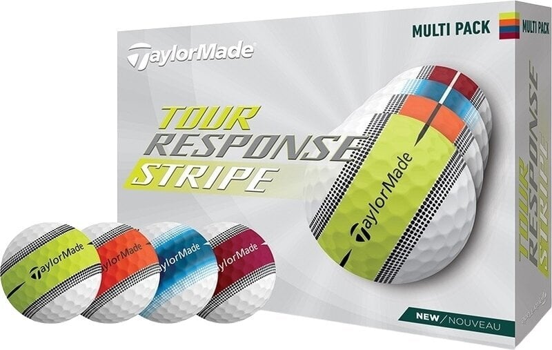 Golfová loptička TaylorMade Tour Response Stripe Golf Balls Multicolour