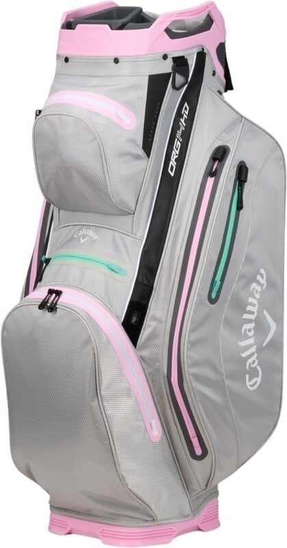 Borsa da golf Cart Bag Callaway ORG 14 HD Grey/Pink Borsa da golf Cart Bag