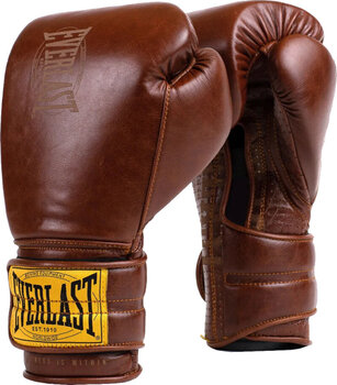 Boxing and MMA gloves Everlast 1912 H&L Sparring Gloves Brown 12 oz - 1