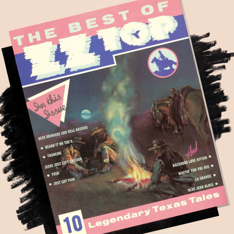 Vinylskiva ZZ Top - The Best Of Zz Top (Blue Coloured) (LP)