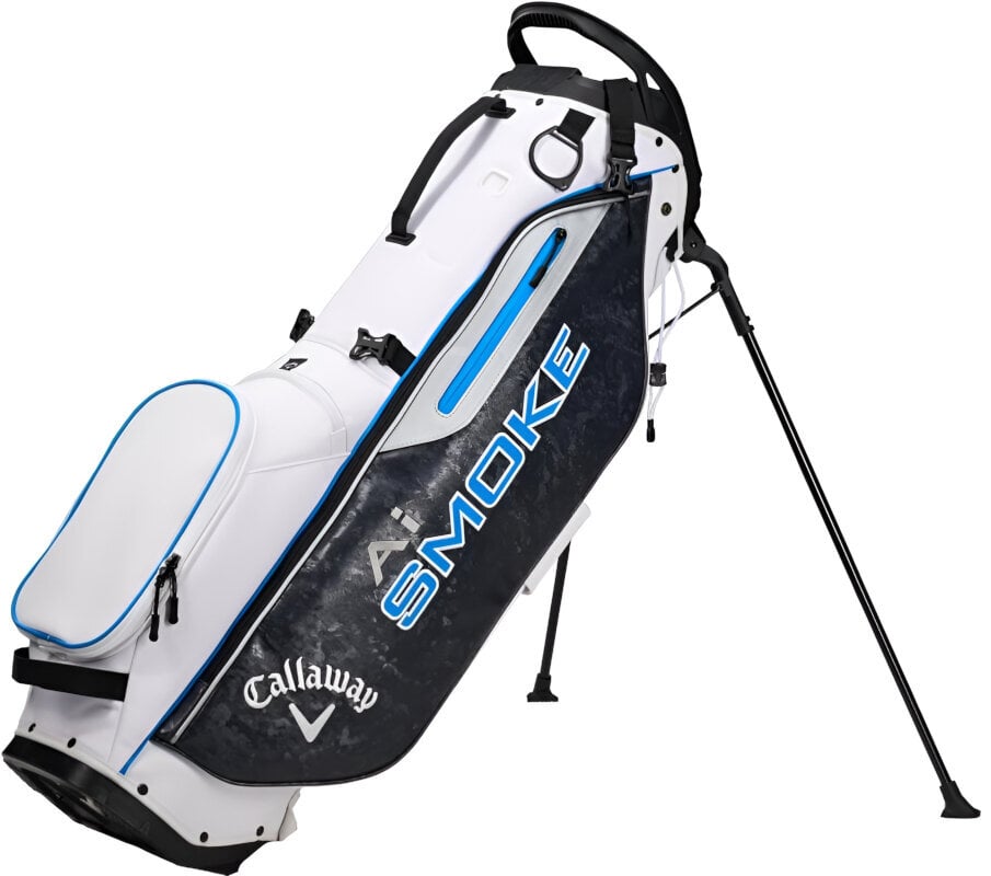 Golf Bag Callaway Paradym Ai Smoke White/Blue Golf Bag