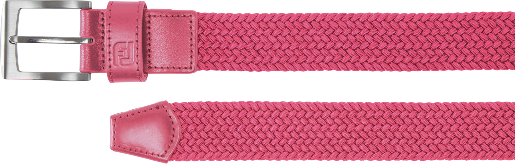 Remen Footjoy Braided Womens Belt Hot Pink Long