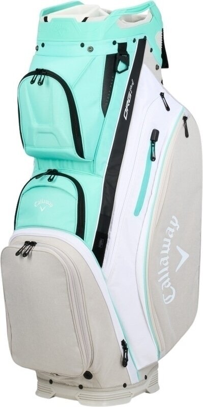 Borsa da golf Cart Bag Callaway ORG 14 Aqua/White/Silver Heather Borsa da golf Cart Bag