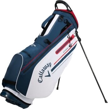 Golfbag Callaway Chev Dry White/Navy/Red Golfbag - 1
