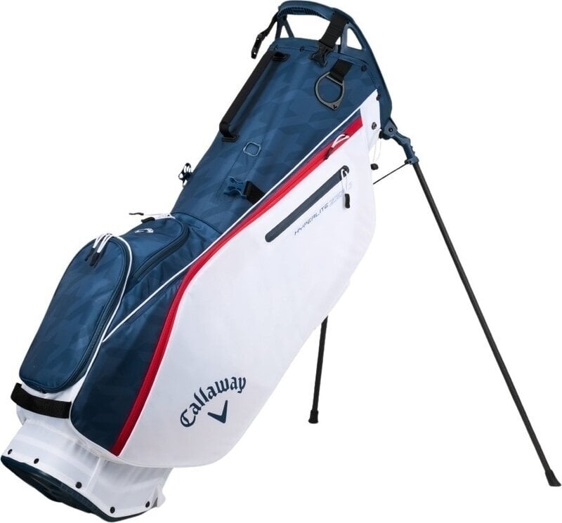 Golf Bag Callaway Hyperlite Zero Navy Houndstooth/White/Red Golf Bag