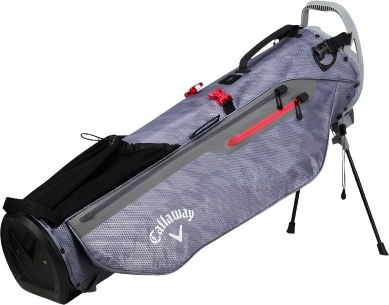 Golf Bag Callaway Par 3 Charcoal Houndstooth/Red Golf Bag