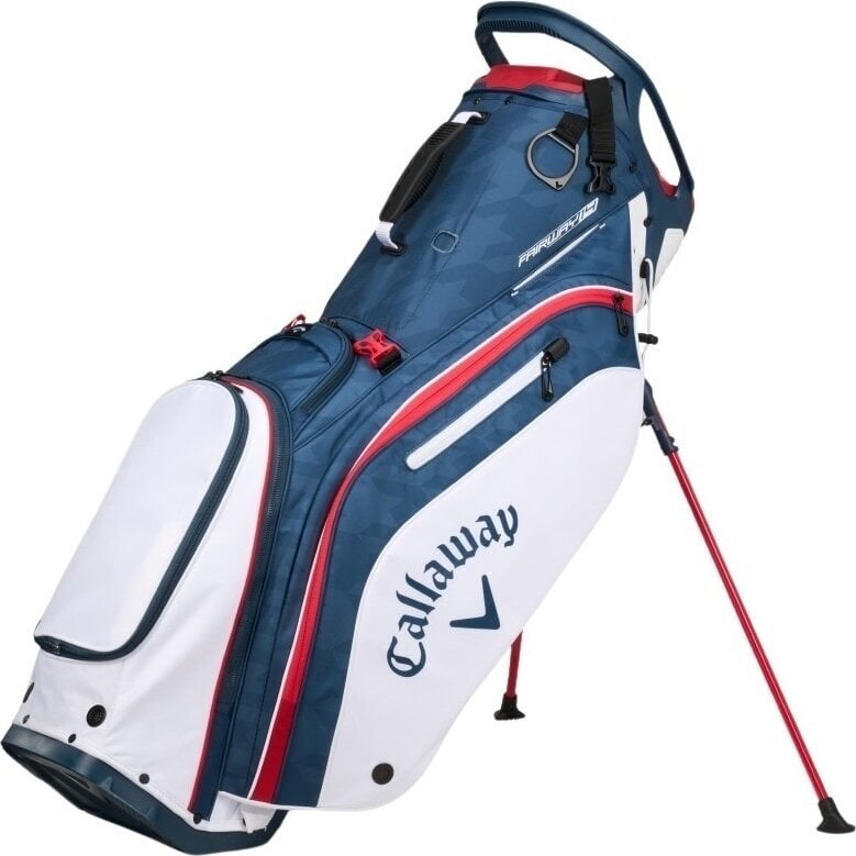 Callaway Fairway 14 Navy Houndstooth/White/Red Stand Bag
