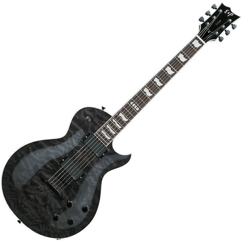 Elektrická gitara ESP Eclipse II See Thru Black EMG