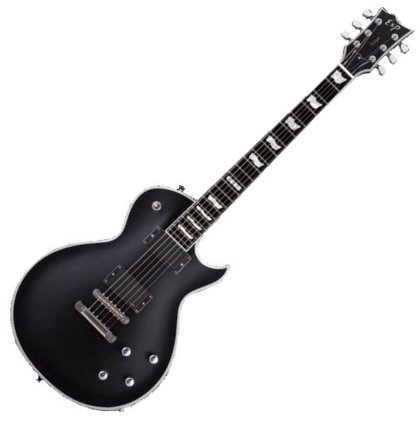 Elektromos gitár ESP Eclipse I CTM BB Black Satin