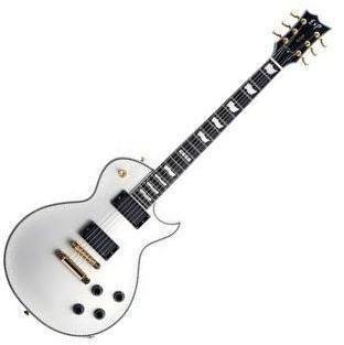 Elektrische gitaar ESP Eclipse I CTM FT Snow White
