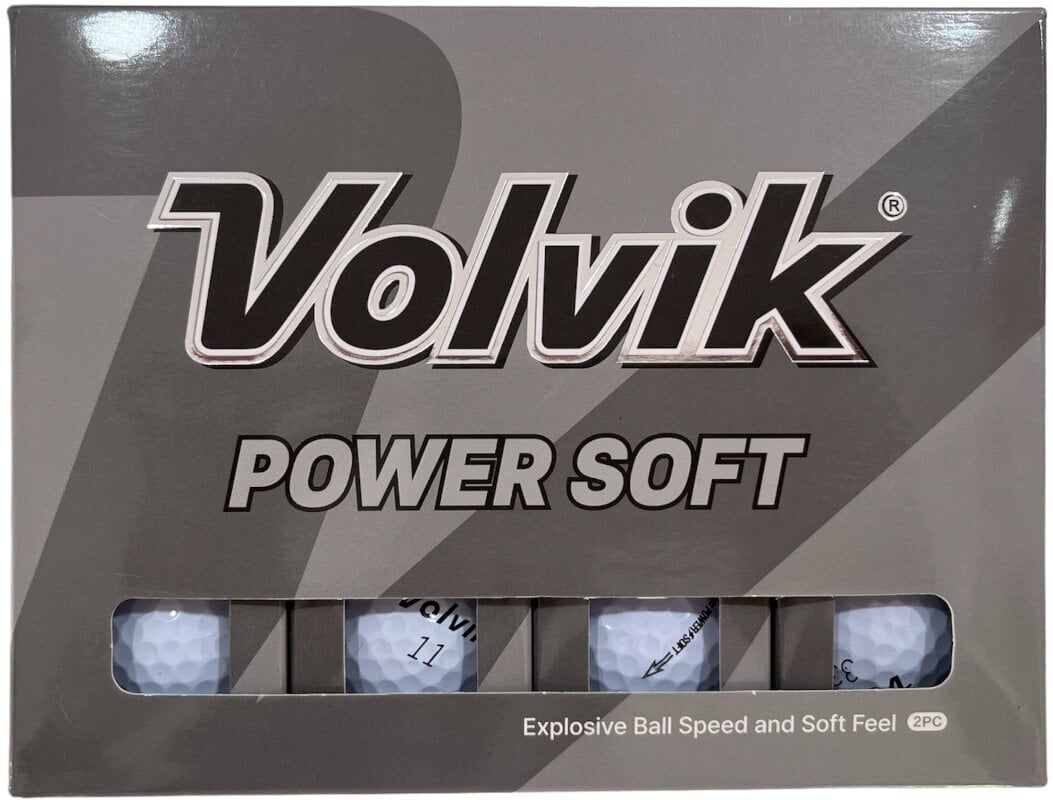 Piłka golfowa Volvik Power Soft White 2024