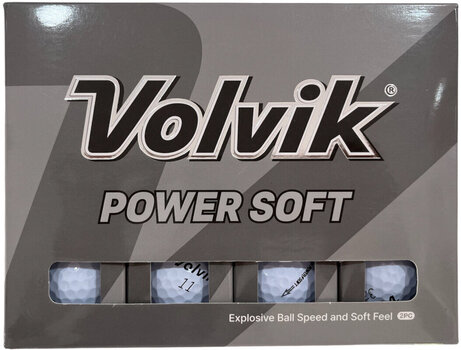 Piłka golfowa Volvik Power Soft White 2024 - 1