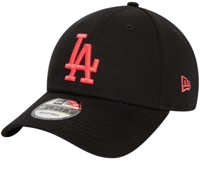 Boné Los Angeles Dodgers 9Forty MLB League Essential Black/Red UNI Boné