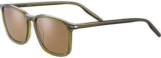 Lifestyle okuliare Serengeti Lenwood Shiny Dark Green/Mineral Polarized Drivers Lifestyle okuliare