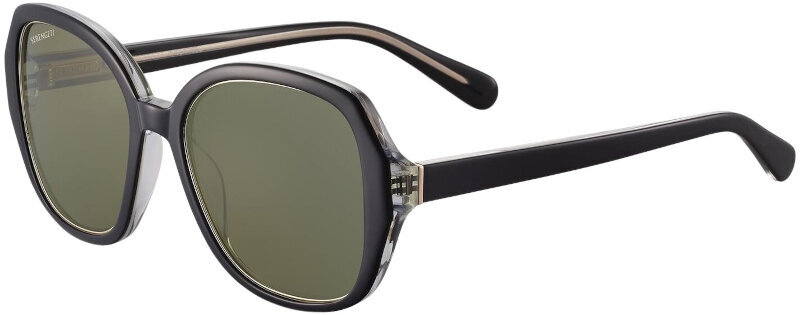 Lifestyle Glasses Serengeti Hayworth Shiny Black/Transparent Layer/Mineral Non Polarized Lifestyle Glasses