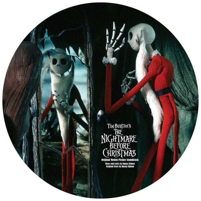 Vinylskiva Danny Elfman - Tim Burton's The Nightmare Before Christmas (Picture Disc) (Reissue) (2 LP)