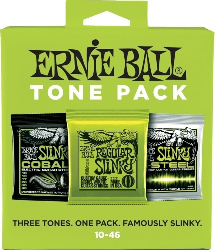 Guitar strings Ernie Ball P03313 Tone Pack 10-46