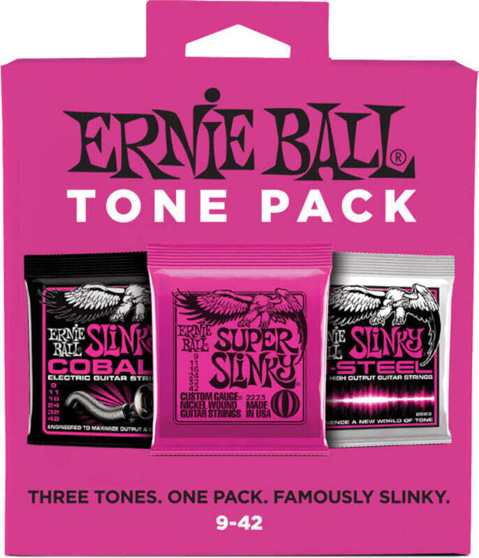 Snaren voor akoestische gitaar Ernie Ball P03333 Tone Pack 9-42