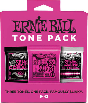 Snaren voor akoestische gitaar Ernie Ball P03333 Tone Pack 9-42 - 1