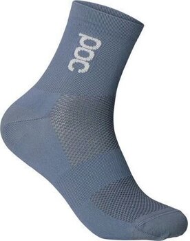 Cycling Socks POC Essential Road Sock Short Calcite Blue S Cycling Socks - 1