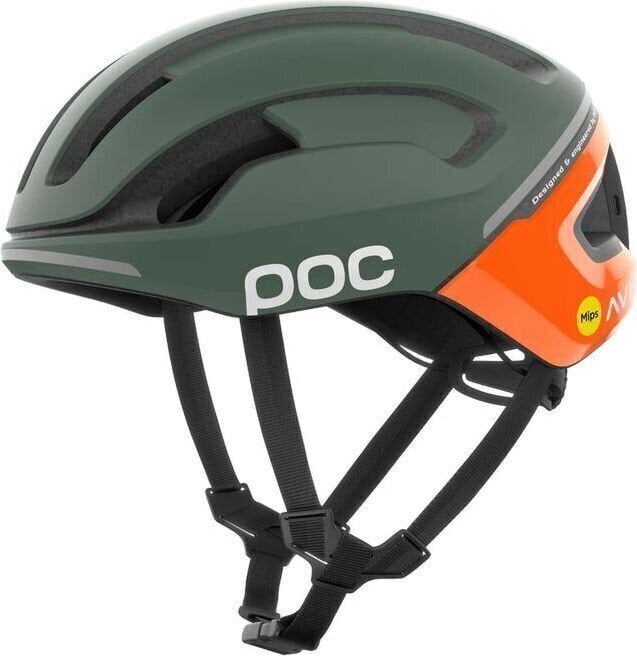 Prilba na bicykel POC Omne Beacon MIPS Fluorescent Orange AVIP/Epidote Green Matt 56-61 Prilba na bicykel