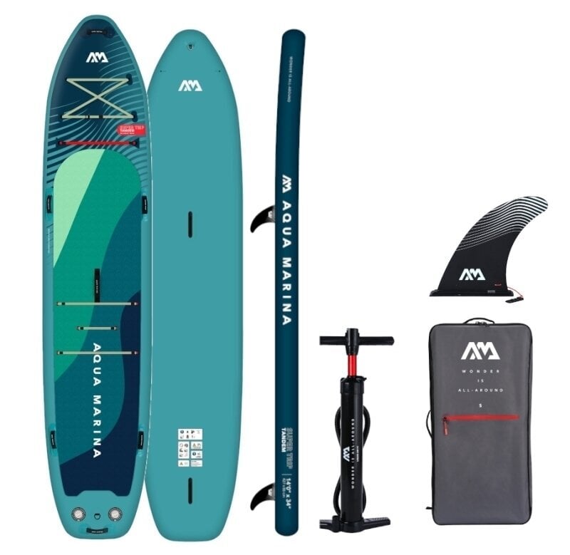 Prancha de paddle Aqua Marina Super Trip Tandem 14’ (427 cm) Prancha de paddle