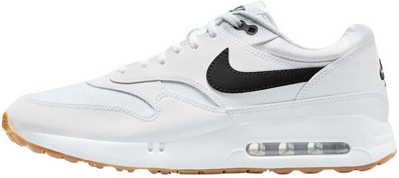 Calçado de golfe para mulher Nike Air Max 1 '86 Unisex Golf Shoe White/Black 40,5 - 1